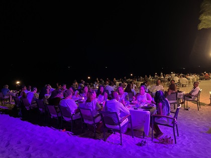 dinner on the beach