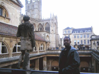 above the Roman baths