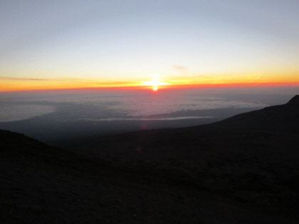 view from Mt. Kilimanjaro