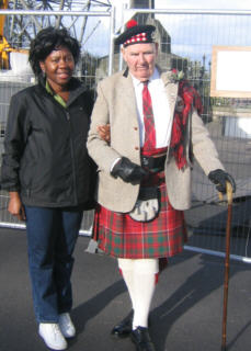 Traci and a Scotsman