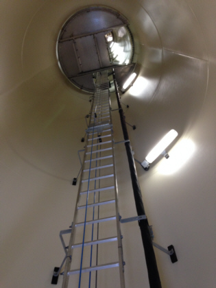 wind turbine interior